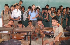 Engelse les geven in Thailand